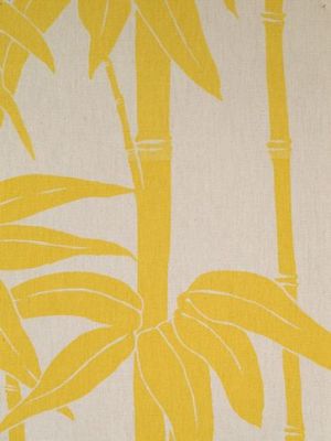 Ottoman in Japanese Bamboo - yellow - florence broadhurst fabrics.jpg